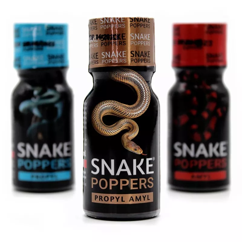 Snake poppers au puissant propylamyl - 15 ml | lepoppers.com