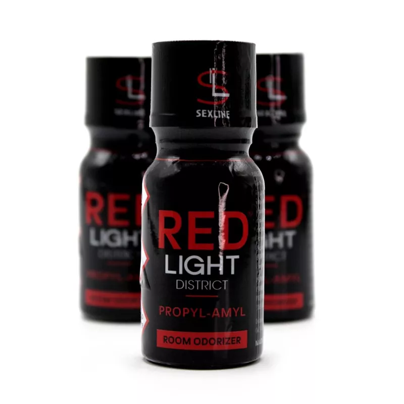 Red Light District Poppers aux nitrites de propyl et amyl | lepoppers.com