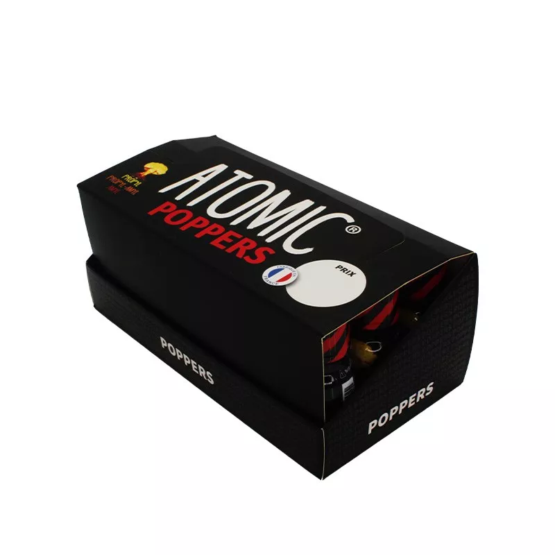 Atomic Poppers présentoir de 18 bouteilles 15ml│Lepoppers.com