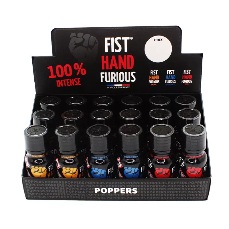 Fist Hand Furious display : 18 leather cleaners│Lepoppers.com