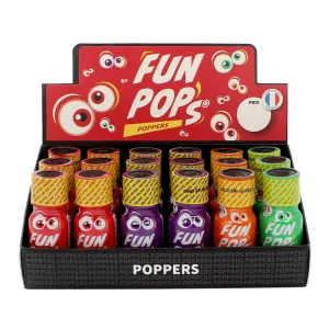 Présentoir de 18 Poppers de la Gamme Fun Pop's│Lepoppers.com