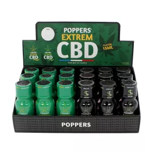 Extrem CBD Display 18 Leather Cleaners 15ml │ Lepoppers.com