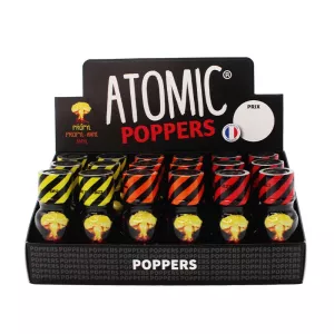 Atomic Poppers présentoir de 18 bouteilles 15ml