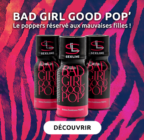 Bad Girl Good Pop' le poppers réservé aux mauvaises filles Bad Girl poppers